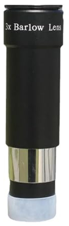 Telescope Lens, Oculare estensore focale con lente di Barlow 3X Ed da 1,25 pollici in lega di alluminio for telescopi astronomici,Observation Parts