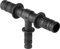 Geberit 622.311.00.5 Mepla Raccordo a Tee a Pressare Ridotto 20-16-20, Grigio