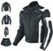 Motorradjacke CE Protektoren Sport Textil Motorrad Thermofutter Weiss L