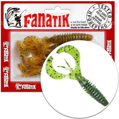 FANATIK Lobster 2.2 3.6 5.6-9.1cm Gummiköder mit Aroma Gummifisch Fanatic Jig Soft Baits Lure Kunstköder Angeln Köder Gummishad Twister Krebs Сancer Bait Lures Softbait (022, 2.2)