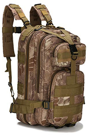 Earnmore Sac à dos tactique militaire de 20 à 35 L - Pour randonnée, camping, escalade - 43,2 x 24,1 x 21,6 cm