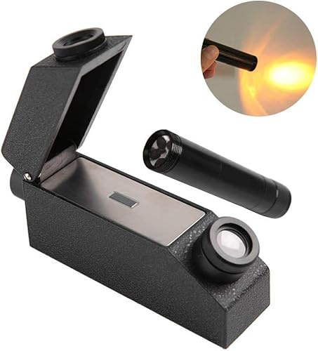 ANKROYU RHG181 1.30-1.81 Diamond Gem Tester, Edelstein Refraktometer für Edelsteine, Edelstein Identifikation Handrefraktometer zur Messung des Brechungsindex von Edelsteinen/festen Materialien (A)