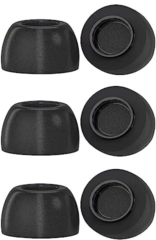 3Paar Ersatz-Ohrstöpsel für Airpods Pro und AirPods Pro 2nd Generation mit Loch zur Geräuschreduzierung,Memory Foam Ohrpolster Kompatibel mit Airpods Pro2 Ohrhörer passend für die Ladehülle(S/M/L)