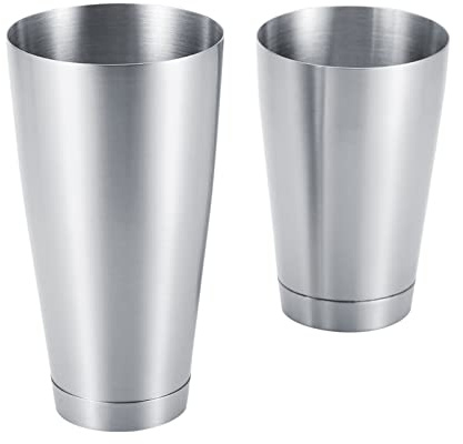 Mélangeur à cocktails à boissons, Boston Shaker, Ensemble de shaker à cocktails, en acier inoxydable pour Home Bar Party (couleur inoxydable)