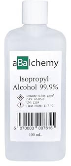 Isopropyl Alcohol 99.9% Rubbing Alcohol Screw Cap aBalchemy - 100 mL