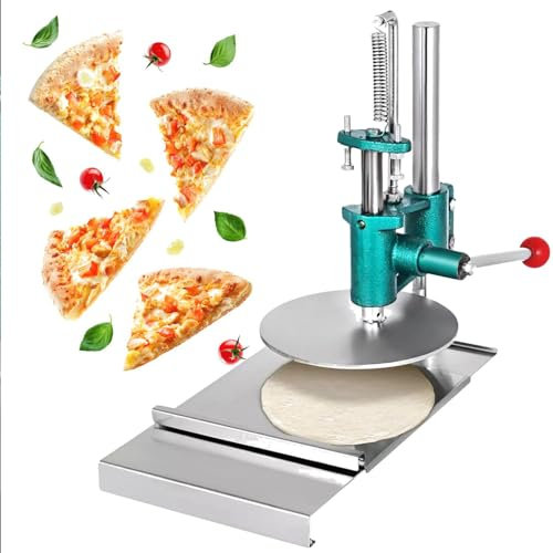 Manual Stainless Steel Dough Sheeter Pasta Maker, Manual Dough Press Machine, Electric Pastry Machine, Stainless Steel Manual, for Pizza Tortilla Dough Pastry,17cm