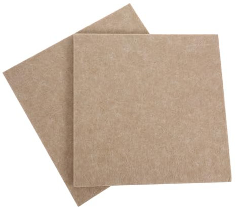 WEKADRIN 2 Stück Selbstklebende Filz Pinnwand Fliesen 11,81 Stück 11,81 Zoll Dunkelbraun Quadratische Wanddekoration für Zuhause Büro Schule Einfach Anzubringen ohne Bohren