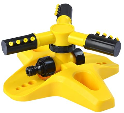 NUOBESTY Arroseur de Jardin Rotatif Automatique Système Arrosage pour Pelouse Outil Arrosage pour Gazon