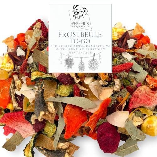 Pepper's Manufaktur - Integratore Barf e miscela invernale per cani, erbe riscaldanti, frutta e verdura, supporta il sistema immunitario, le vie respiratorie e il metabolismo, senza cereali (1000 g)