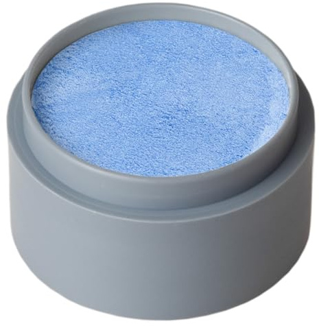 Grimas Water Make-up Pearl, 15ml, blau, glänzende Wasserschminke für Gesicht und Körper, trocknet schnell, starke deckkraft, sehr verträglich