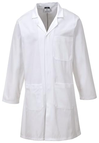 PORTWEST C851 – standardmantel, 1 st, XL, vitt, C851WHRXL
