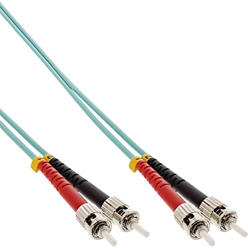 InLine 81555O LWL Duplex Kabel, ST/ST, 50/125µm, OM3, 0,5m