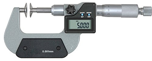 CNC QUALITÄT Digital Bügelmessschraube Messbereich 0-25 mm - mit Messflächen Ø 20 mm