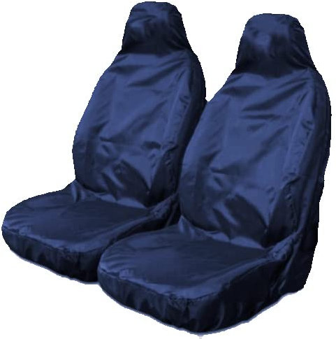 Carseatcover-UK® Heavy Duty NAVY WATERPROOF Car Seat Cover Protectors AIRBAG SAFE for Front Seats
