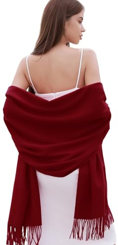RIIQIICHY Damen Schal Stola Festlich Fur abendkleid Pashmina Schals tücher für Frauen Hochzeit Schultertuch Winter Herbst
