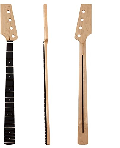 Linkshänder 4 Saiten Elektrischer Bass Gitarrenhals 20 Bünde Kanada Ahornholzhals E-Gitarrenhals
