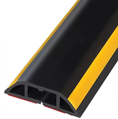 Pavimento Cavi Calpestabile Sicura E Durevole, Proteggere Cavo Pavimento In Materiale Morbido Del PVC, Canalina Passacavi Muro Adesiva ( Color : A , S : 1m )