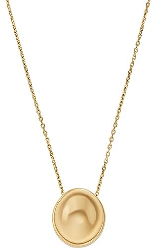 Skagen Damenkette Kariana Anhänger Pebble Edelstahl goldfarben, SKJ1750710