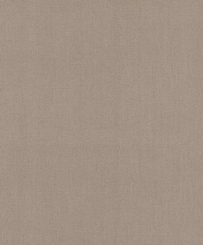 Rasch tapeter 633573 – unik tapet av fleece i brunt från kollektionen Color your life – 10,05 m x 0,53 m (L x B):
