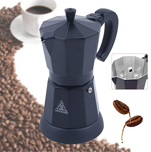 JDBDU Cafetera de filtro, filtro de café extraíble, máquina de café de 300 ml, hasta 6 tazas, cafetera eléctrica, cafetera de filtro pequeña