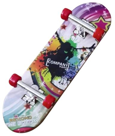 demaxiyad Fingerboard mit Rollen | Fingerbretter, Fingerspielzeug | Skateboards, Geschenk für Skate-Liebhaber, Fingerskater Favoriten, zufälliger Stil