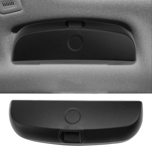 Alriedy Brillenhalter für Auto, Kompatibel mit für BMW Accessoires 2011-2024, für SEAT Ateca， Premium Sonnenbrillen - Aufbewahrungsbox & Ablagen Organizer, Auto Innenraum Zubehör(Schwarz)
