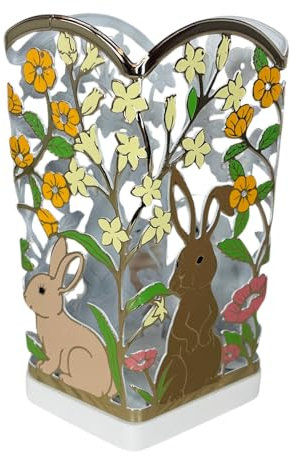 Bath and Body Works Seifenhalter Bunny Garden mit Blumen, sanft schäumender Handseifenhalter