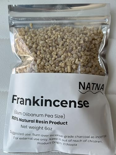 Frankincense Resin Gum Olibanum, Pea Size Granules (6 oz)