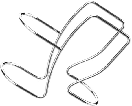 KOMBIUDA Stainless Steel Washer Drain Pipe Bracket Drain Hose Holder for Washing Machine No Drilling Easy Install