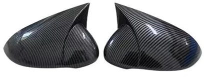 Auto Spiegelkappen Für VW Für Passat B8 2017-2019 Auto Rückspiegel Seitenspiegel Abdeckung Flügelkappe Außentür Rückansicht Fall Spiegelkappe(Carbon)