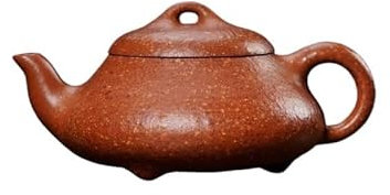 Teiera Teiere in argilla viola da 200 ml Teiera fatta a mano for la preparazione del tè Bollitore con infusore Set da tè Zisha Teiera in ceramica multifunzionale Teapot
