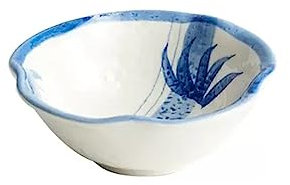 ADERFETBI Salad Bowl Dipping Sauce Soy Sauce Vinegar Seasoning Dish Home Ceramic Japanese Dish Dessert Rice Bowl Ice Cream Bowl Trifle Bowl(C)