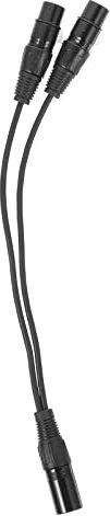 WHAMVOX Xlr Mikrofonkabel Adapterkabel Audio Verbindungskabel Männlich Weiblich Flexibles Schwarzes Mikrofon Audiokabel Mit Stabiler Übertragung Für Aufnahme Und Mischpult