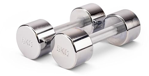 trenas Chrom Kurzhantel - 1 kg - 2 kg - 3 kg - 4 kg - 5 kg - 6 kg - 7 kg - 8 kg - 9 kg - 10 kg - 12,50 kg - 15 kg - 17,50 kg - 20 kg - 22,50 kg - 25 kg