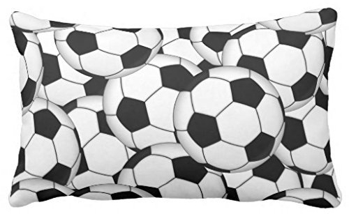 YISUMEI Kissenbezug Kissenhülle 40x80 cm Home Decor Dekokissen Fall Sofa Werfen Kissenbezüge Pillowcases Fußball Collage