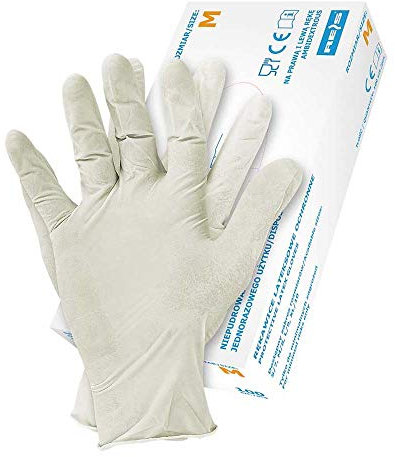 Reis Ralatex(22) Xl Latexhandschuhe, Weiß, XL Größe