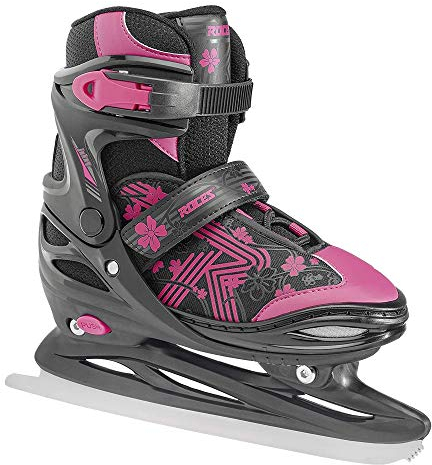 Roces Mädchen Jokey Ice 3.0 Girl Schlittschuh, Black-pink, 34-37