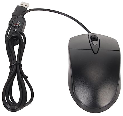Kabelgebundene Gaming-Maus, Beheizte Maus mit 3-Gang-Temperatureinstellung, Unterstützt Heiz-Timing-Einstellungen, 1600 DPI USB-Schnellheizmaus für Laptop-Desktop-PC