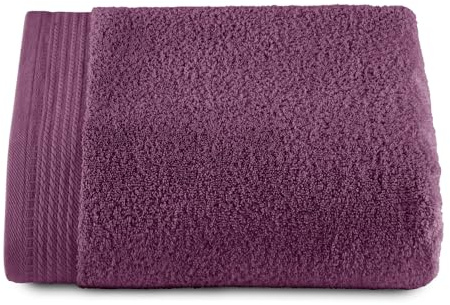 Top Towel – Premium – Große Badetücher – Badetücher – 1 Duschtuch – 70 x 140 cm – 100 % Baumwolle – 600 Gramm - Aubergine