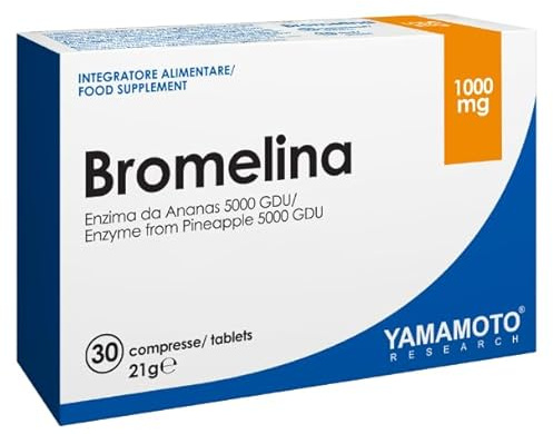 Bromelina 30 compresse- funzione drenante e depurativa, estratto Ananas