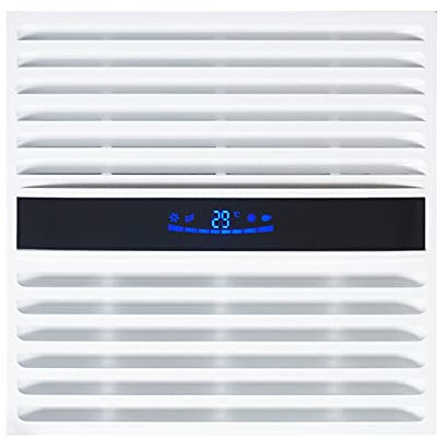 JDSHFEN Exhaust Ventilation Fan Integrated Ceiling High-power Ventilating Fan 30 * 30CM Powerful Exhaust Fan for Kitchen and Bathroom Ceiling Silent Exhaust Fan With，Grey