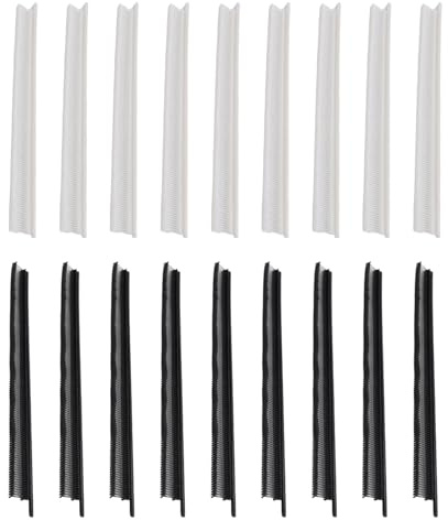 BLASHRD 2000-Teiliges Mini-Tag-Set, 0,5-Cm-Preisschilder für Kleidungsetiketten mit Widerhaken, 1000 Schwarze Verschlüsse und 1000 Weiße Verschlüsse, Langlebig, Einfache Installation