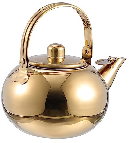 MAGICLULU Stainless Kettle Teapot Set Infuser Teapot Tea Trap Tea Kettle Strainer Home Teakettle