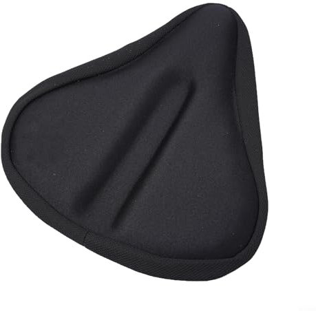 Coussin de selle de vélo en gel avec cordon de serrage de verrouillage, s'adapte à la plupart des grands vélos d'appartement