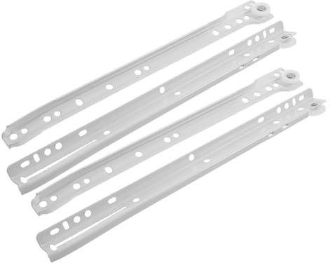 Outanaya 2 Sets Heavy Duty Keyboard Drawer Slides Cabinet Rails for Smooth Pull Out Access Durable Strong Bearing Capacity for Home Office Desks