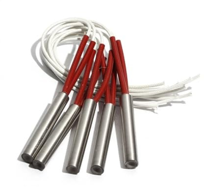 Calentador De Cartucho 304SUS De 14 Mm De Diámetro, 80-95 Mm, 380 V, Tubo Calefactor De Cabezal Único, Resistencia De 350 W, 360 W, 370 W, 390 W Y 400 W.(400W 14x95mm(DxL))