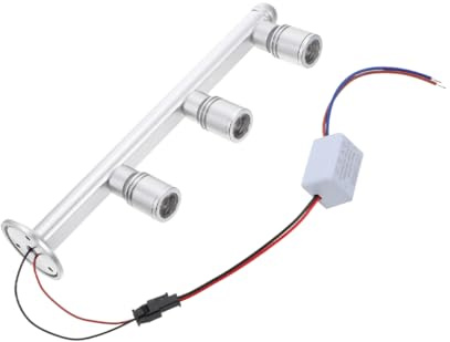 BAZEITFLOW Led Foco Para Interior Para Vitrinas Apliques De Aluminio Con Diseño Minimalista Luz Para Exhibiciones De Joyas y Vinos Fácil Instalación Altura Carcasa Plateada