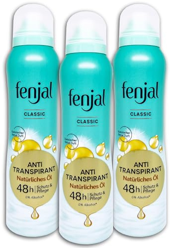 3-pack fenjal deodorant spray känslig deodorant 3 x 150 ml