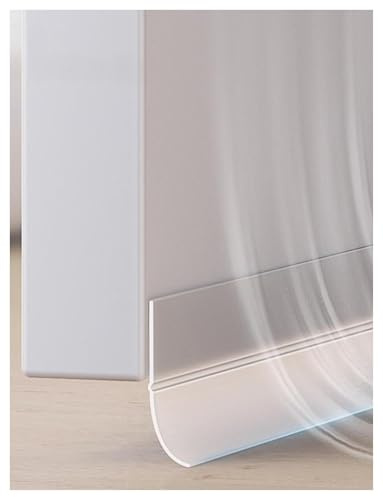 Under Door Draft Stopper,Self-Adhesive Window Seal Strip,Shower Screen Seal,Door Weather Stripping Blocks Noise and Cold Air(300x3.5cm/118.11x1.38in)