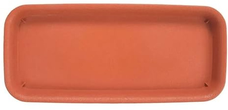 yixinzi-2024 Sottovaso per Piante Vassoio Rettangolare in plastica for Piante, sottovaso for Fiori da Interno ed Esterno, vaschette raccogli Gocce(Red,Grande)